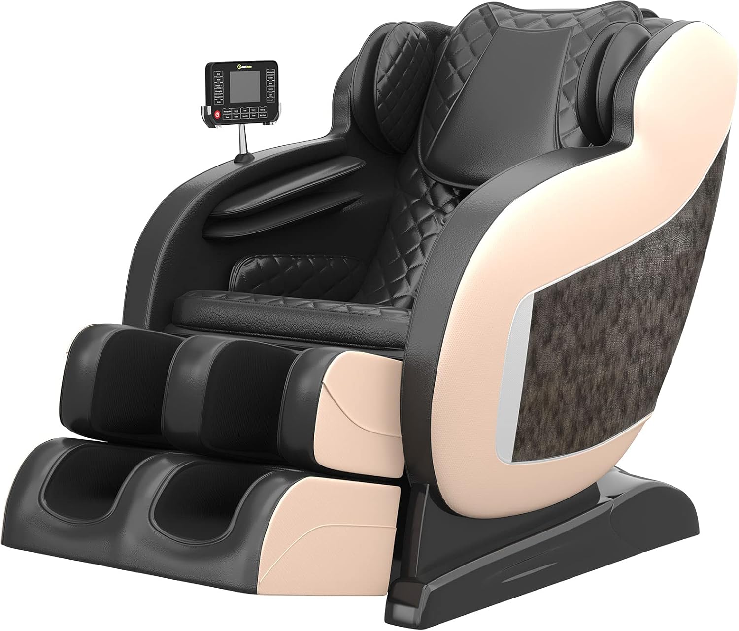 Real Relax Massage Chair, Zero Gravity SL Track Massage Chair, Full Body Shiatsu Massage Recliner with Shortcut Key Body Scan Bluetooth Heat Foot Roller, PS3100