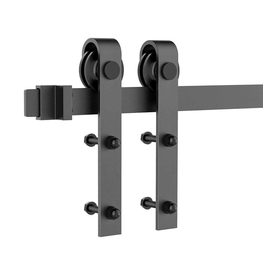 Antique Sliding Standard Single Track Barn Door Hardware Kit Lazio Track Length - Shop Hardware Tools Online Store