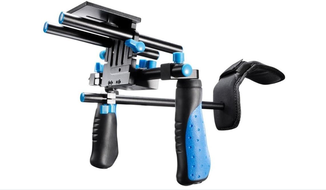 Morros DSLR Rig Movie Kit Shoulder Mount Rig with Follow Focus and Matte Box for All DSLR Cameras and Video Camcorders