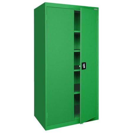 Sandusky Elite Series 2 Door Storage Cabinet Color: Forest Green