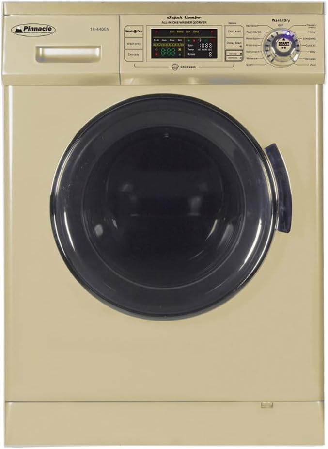 Pinnacle 18-4400NG Super Combo Washer/Dryer - Champagne Gold