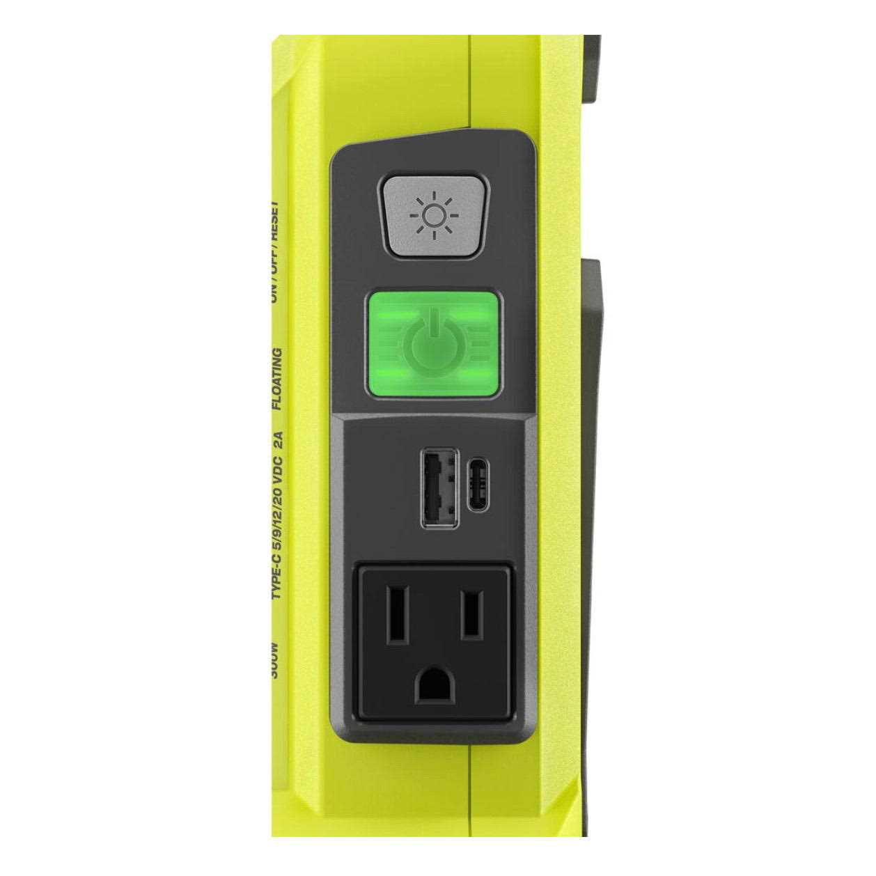 Ryobi 300-Watt Powered Inverter for 40-Volt Battery Ryi300bg - Shop Hardware Tools Online Store
