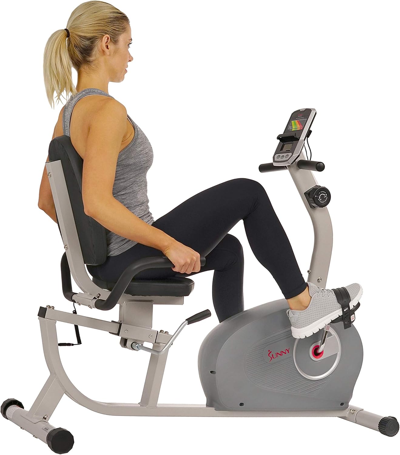 Sunny Health & Fitness Magnetic Recumbent Exercise Bike