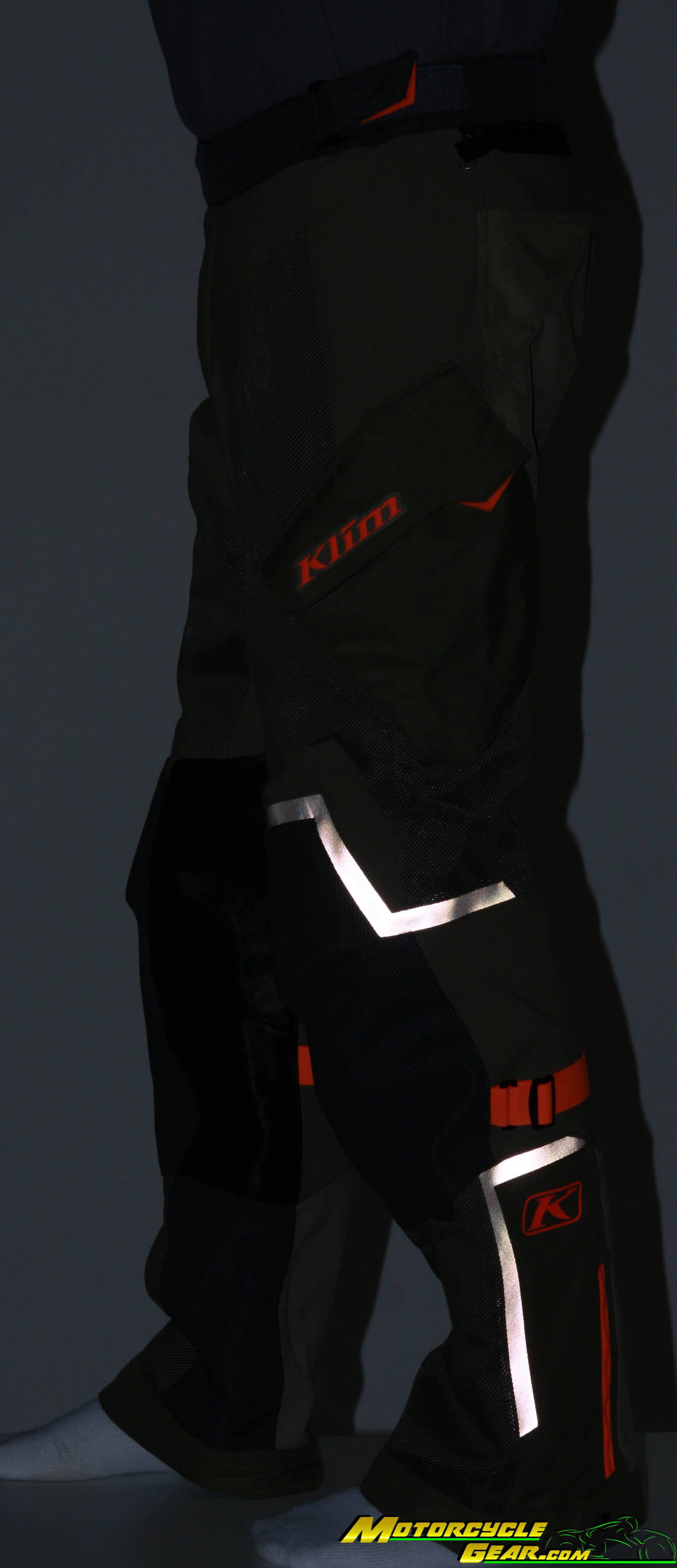 Klim - Baja S4 Pant - Sage - Strike Orange, 30