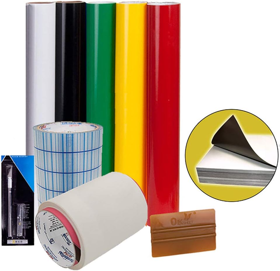 USCutter 34" SC2 Vinyl Cutter Sign Shop Starter Kit w/Basket, Vinyl Tape Tools