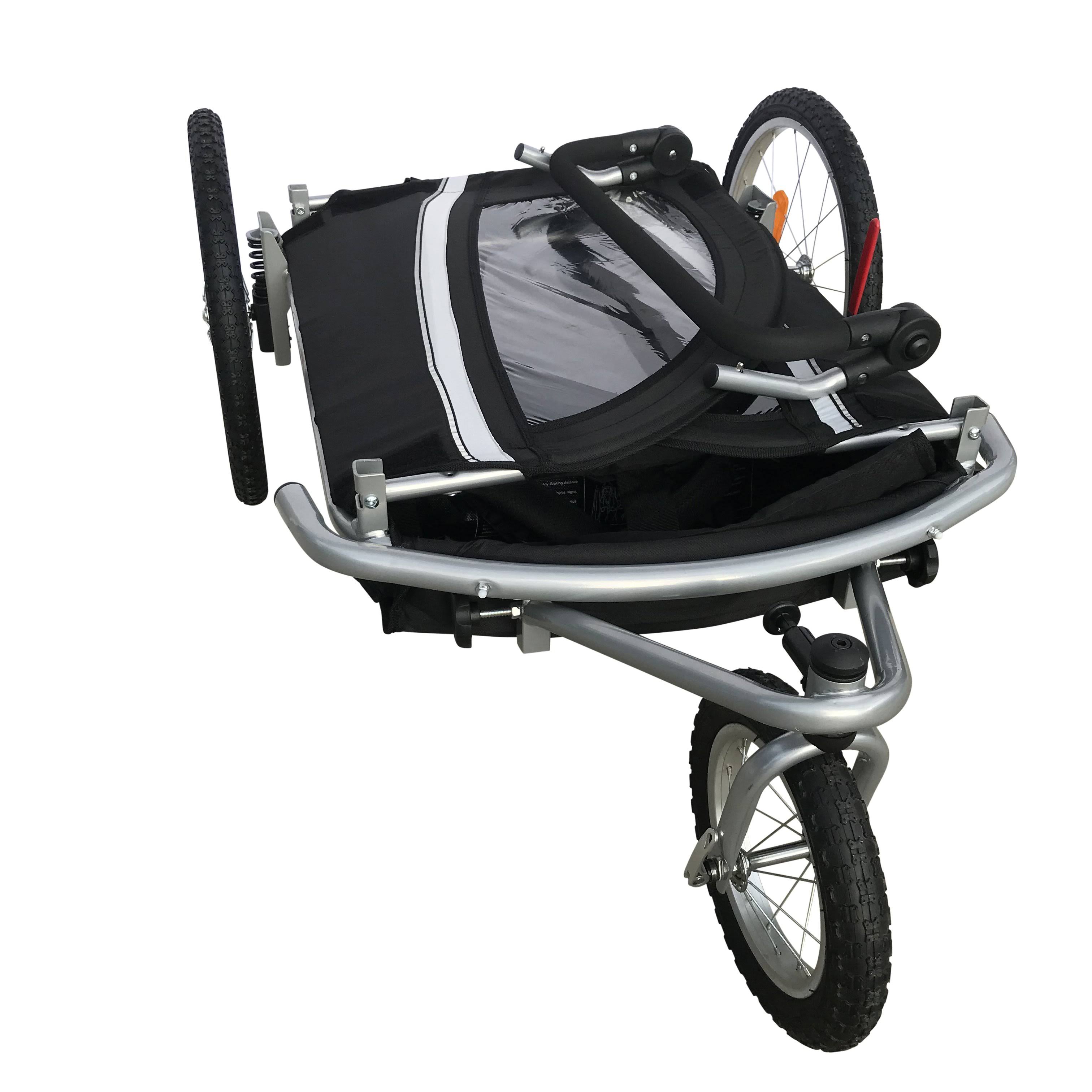 Booyah Strollers Child Baby Bike Bicycle Trailer and Stroller II Green