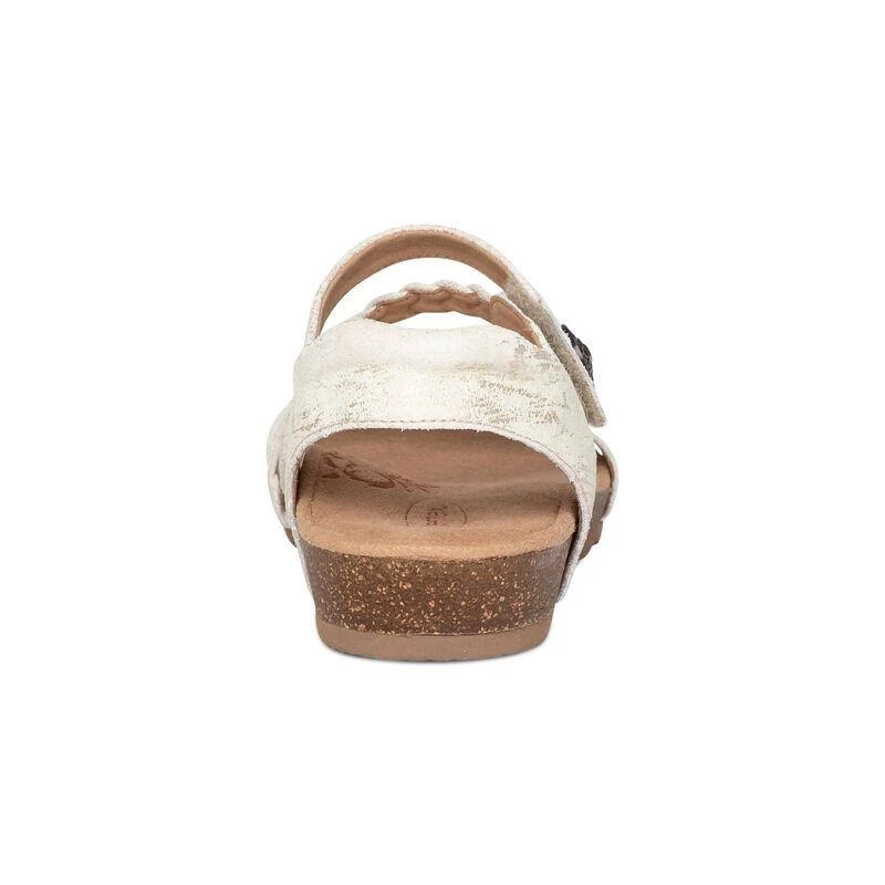 Aetrex Jillian Pewter Leather 5 M