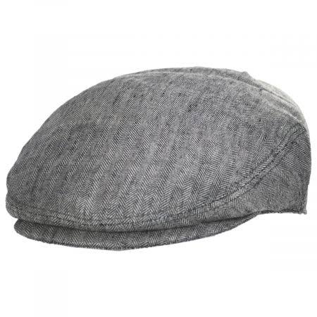 Stetson Herringbone Linen Ivy Cap: Size: XXL Gray