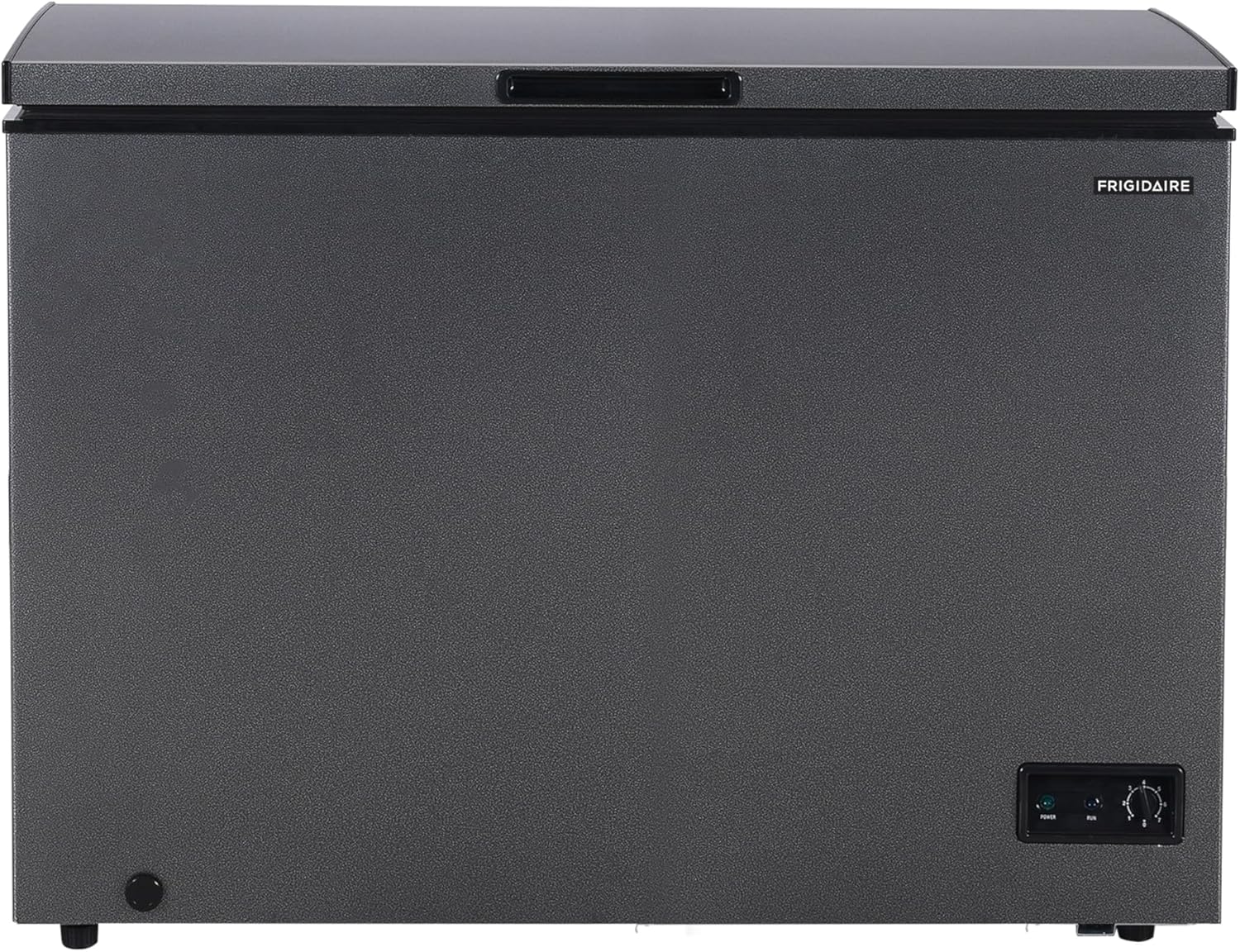Frigidaire EFRF10136COM Chest Deep Freezer, 10 Cu. Ft. Capacity, Granita Rugged Design-Adjustable Thermostat-Removable Vinyl Coated Wire Basket-Easy Defrost Drain