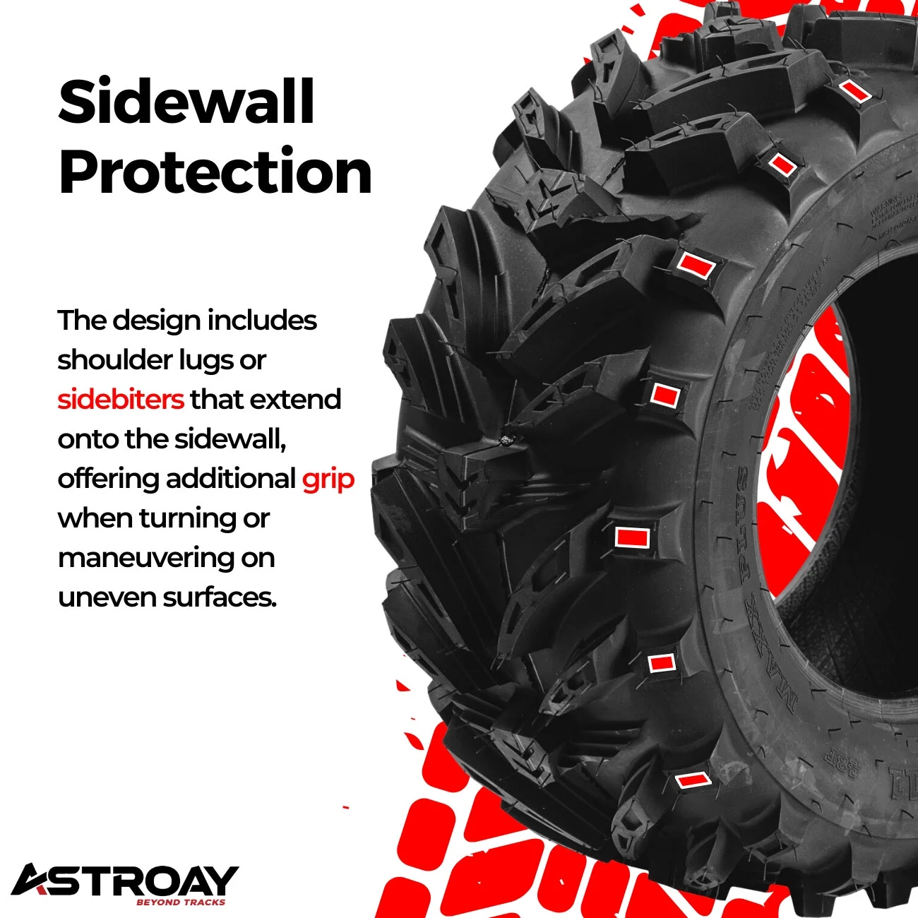 27 x 12 - 12 Astroay Maxx Plus Utility ATV/UTV Tire