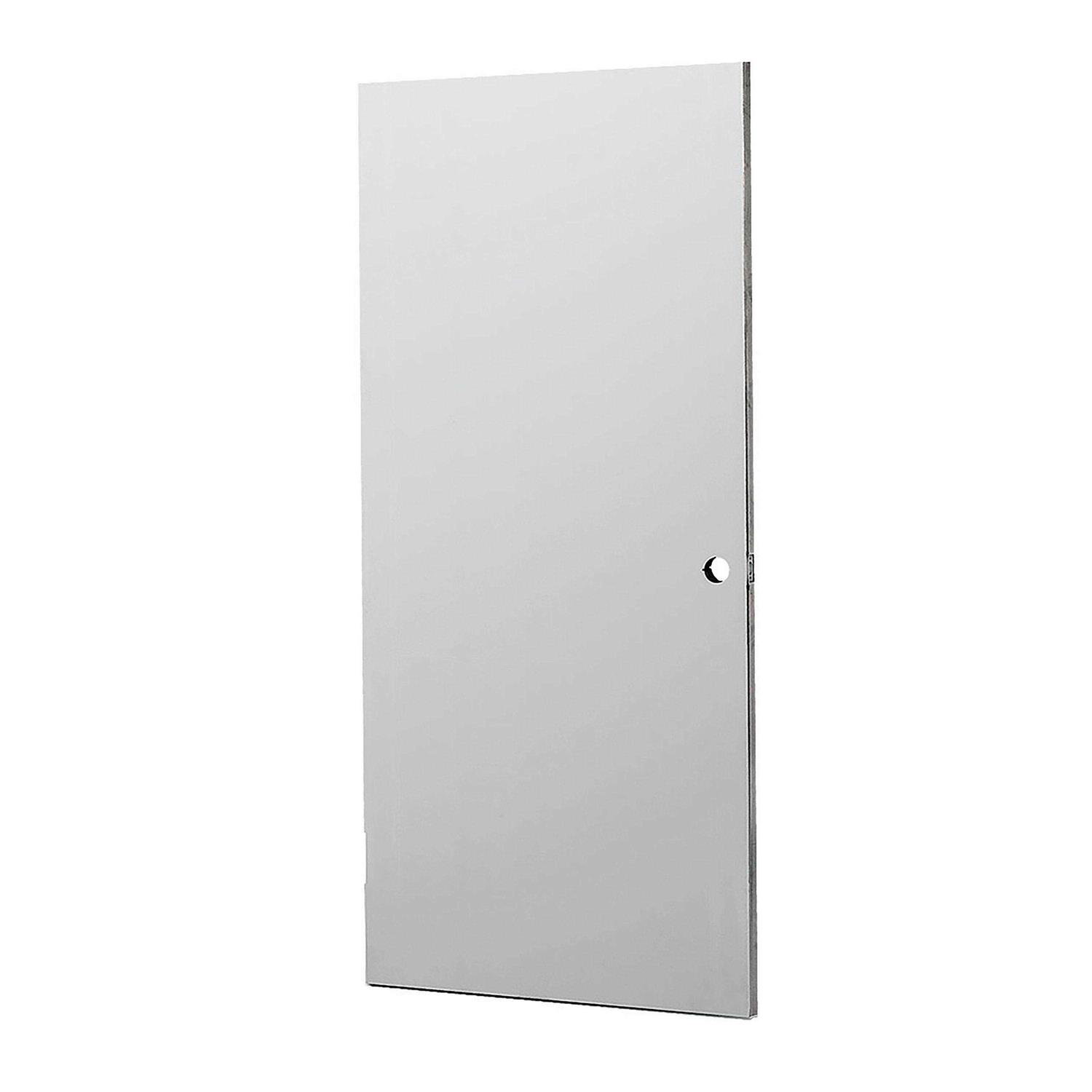 36 in. x 80 in. Gray Fire Primed Steel Commercial Door Slab - Shop Hardware Tools Online Store