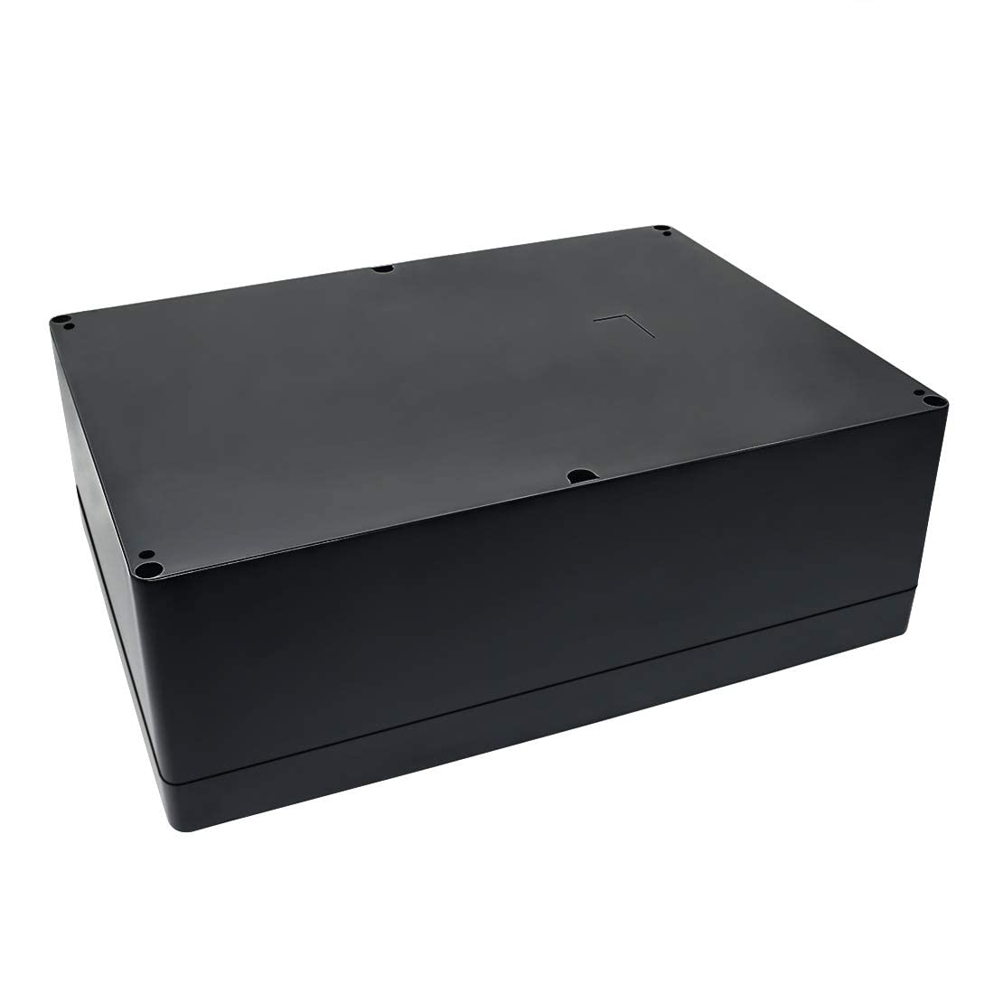 LeMotech ABS Plastic Electrical Project Case Power Junction Box, Project Box Black 10.4" x 7.2" x 3.7" (263 x 182 x 95 mm)(Pack of 1)