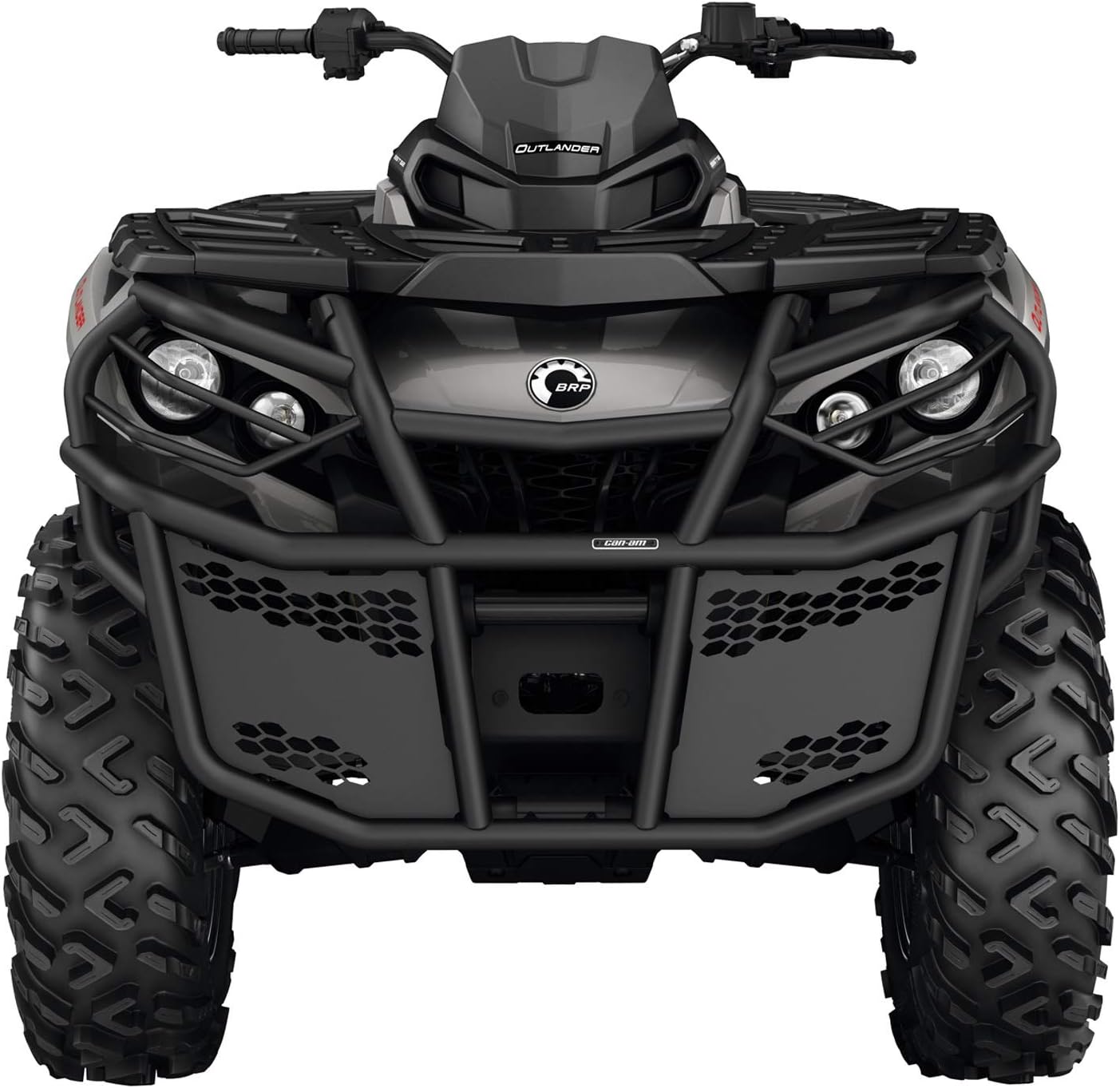CAN-AM OUTLANDER G2 AND G2L BLACK RANCHER FRONT BUMPER KIT # 715003461