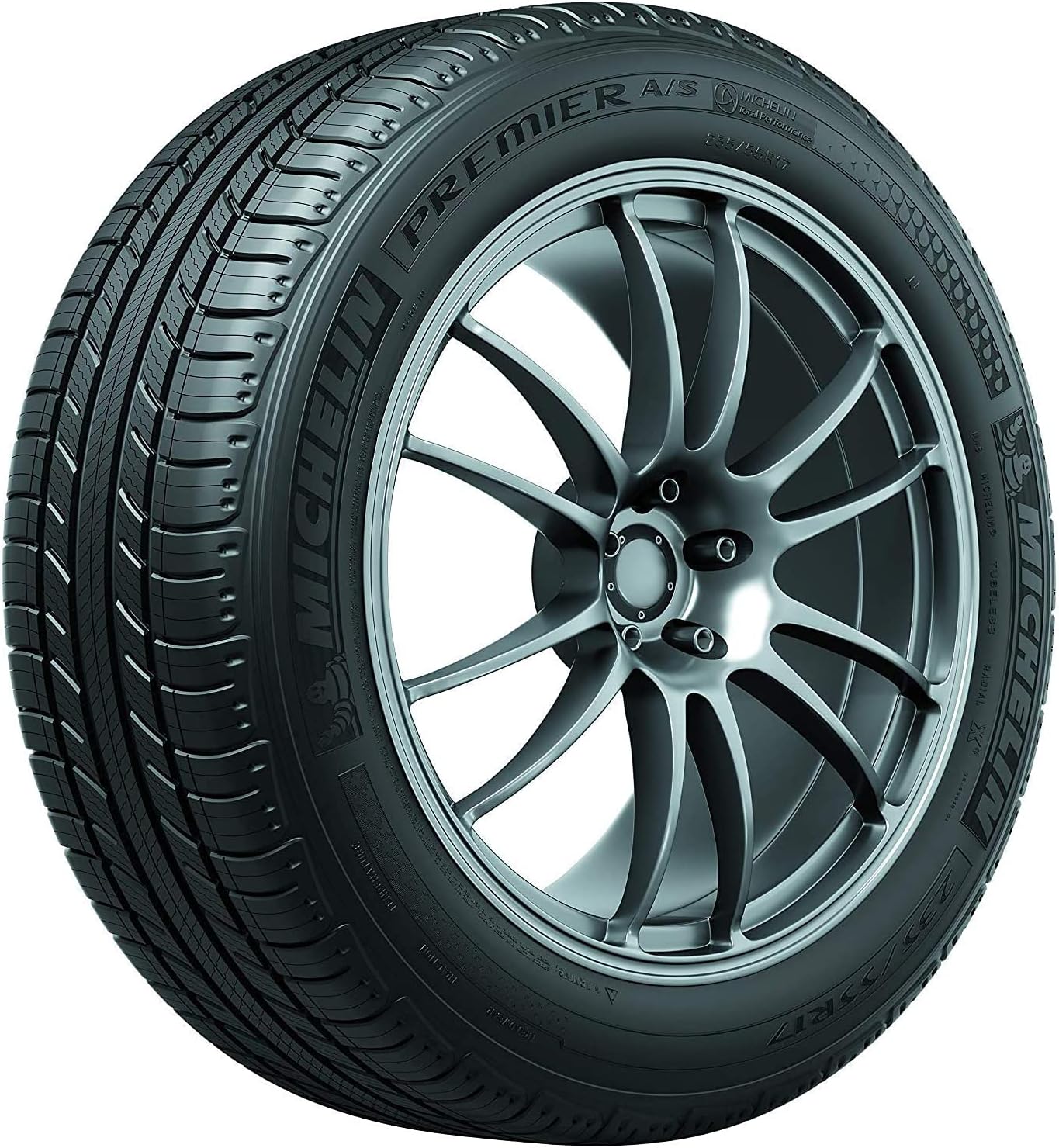 MICHELIN Premier A/S All-Season Radial Car Tire for Luxury Performance and Passenger Cars; 225/45R18 91V