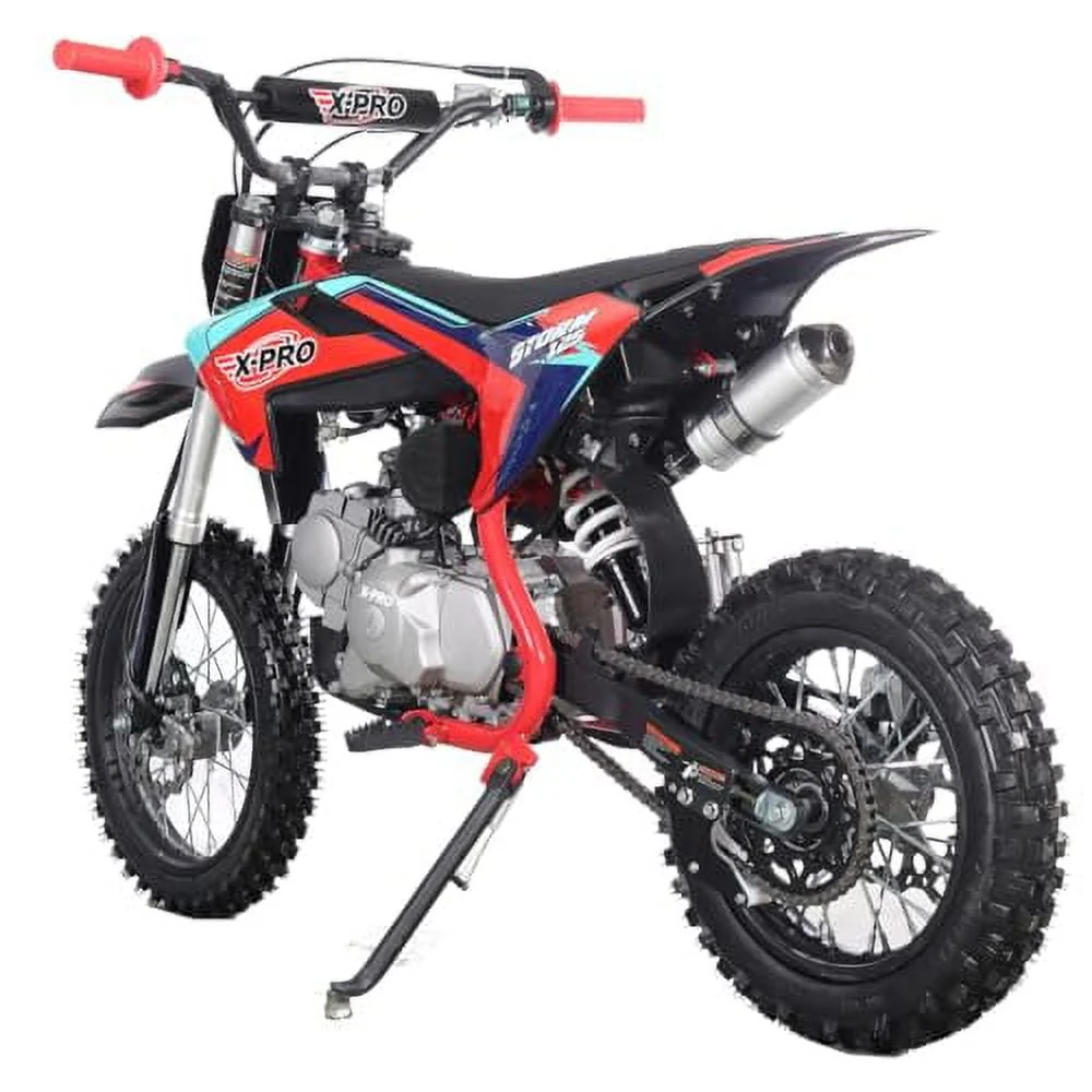X-PRO Brand New 125cc Dirt Bike with Automatic Transmission, Electric Start, Big 14/12 Tires