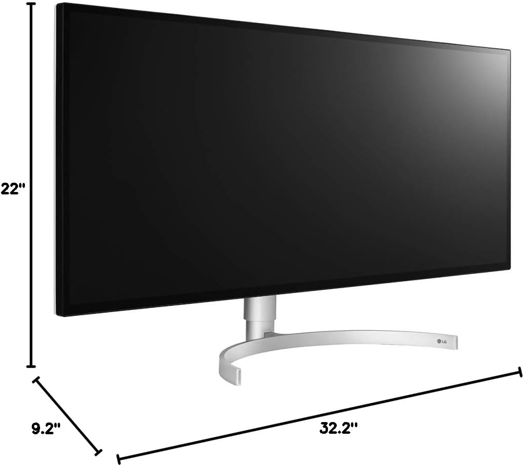 LG 34WK95U-W 34"UltraWide 5K Nano IPS LED Monitor with Built-In Speakers, 5120x2160