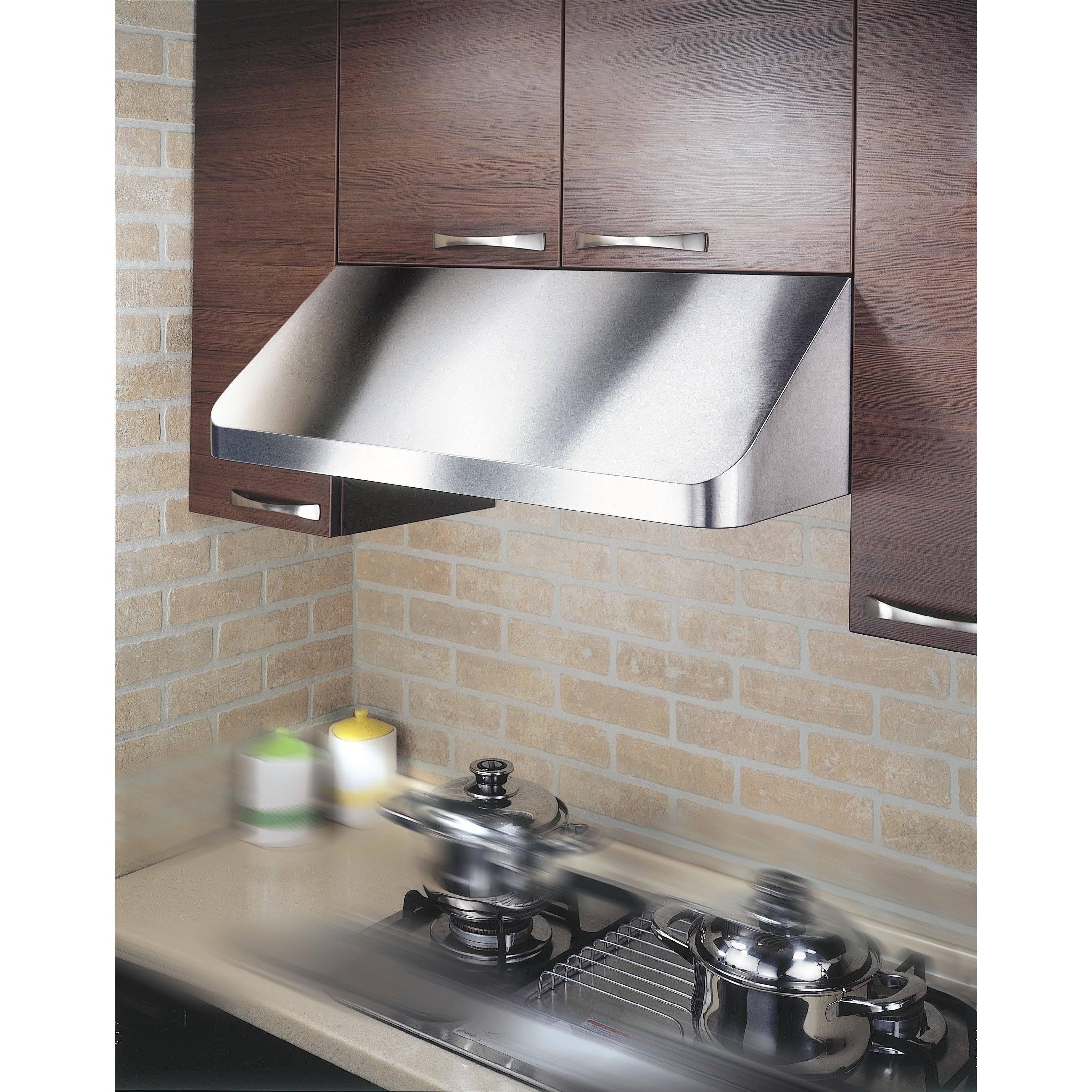 Kobe CHX9136SQB-1 Brillia 36-Inch Under Cabinet Range Hood, 3-Speed, 680 CFM, LED