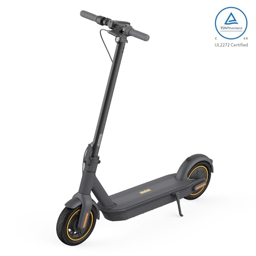 Segway Ninebot MAX Foldable Electric Scooter, Power by 350W/450W Motor, Long Miles Range, 18.6/22 mph, Dual Suspension (MAX G2 Only), Commuter Scooter for Adults, UL-2271 2272 Certified