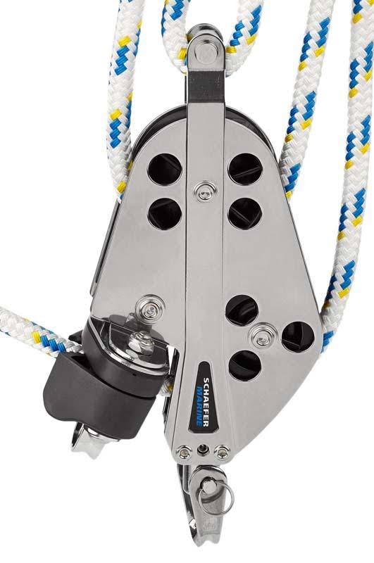 Schaefer Stainless Fiddle Block with Cam and Becket 705-75