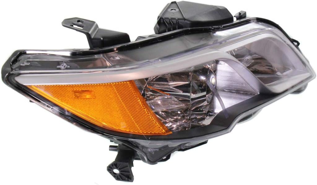 CarLights360: For Acura RDX Headlight Assembly 2013 2014 2015 Passenger Side | Halogen Type | DOT Certified | AC2503123