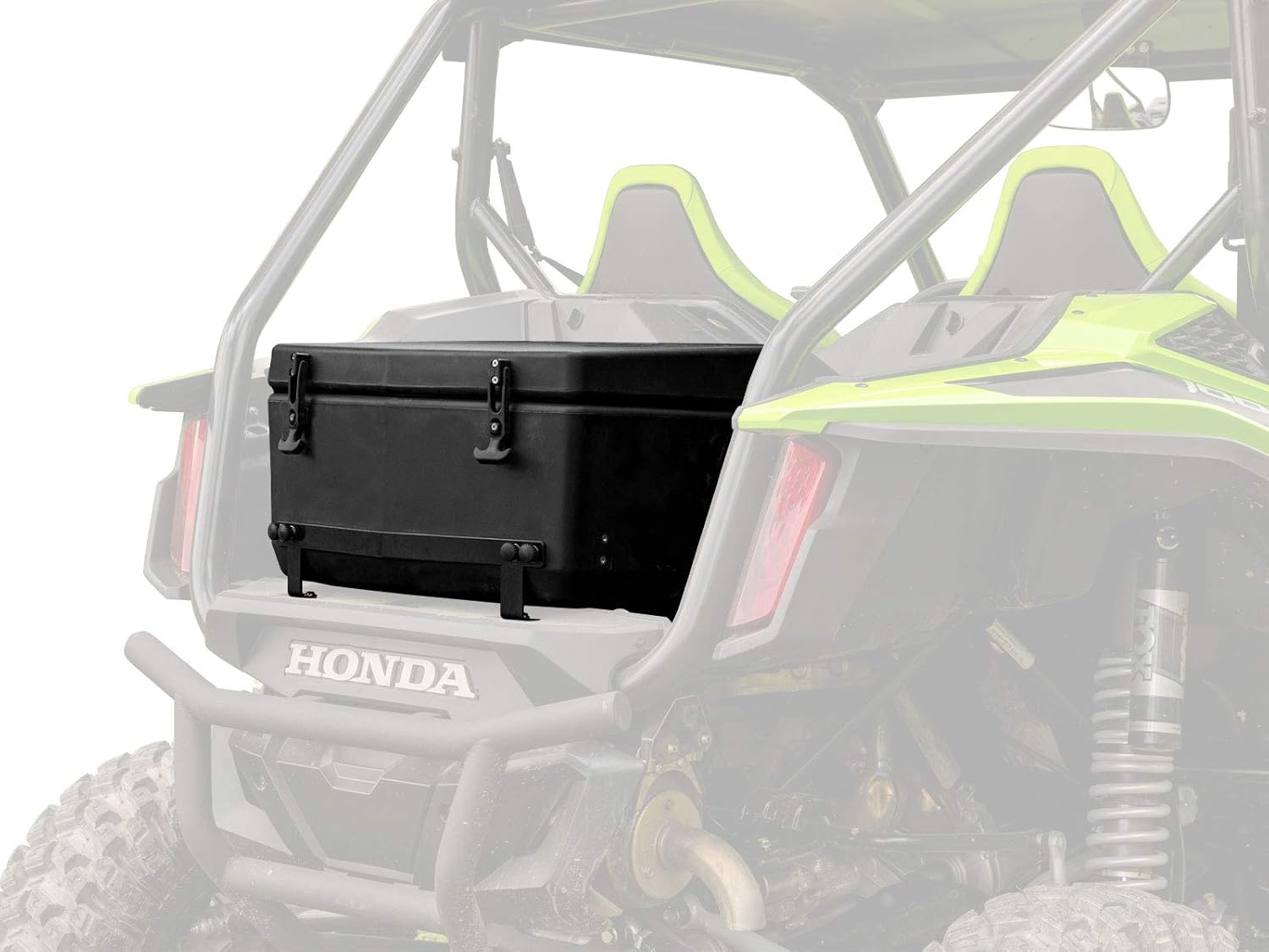 SuperATV Heavy Duty Cooler/Storage Cargo Box for 2019+ Honda Talon 1000R / 1000X | Bed Storage Box with Sealed Lid and Drain Plug | Easy Install | Insulated to Keep Drinks Cold | 30-Liter Capacity!
