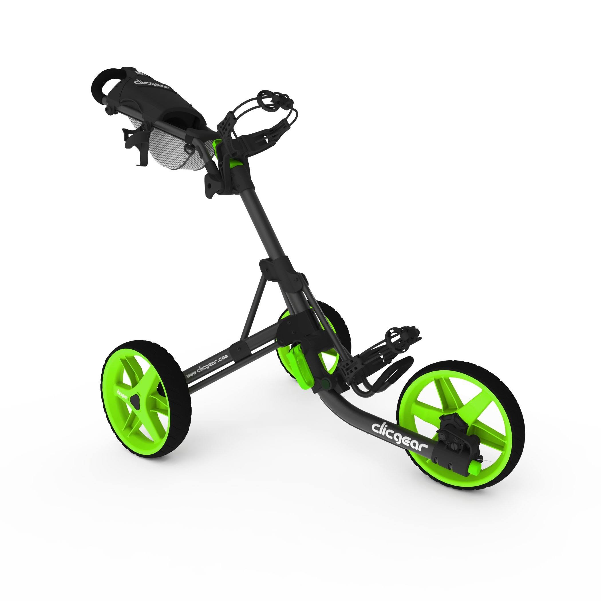 Clicgear Model 3.5+ Golf Push Cart Charcoal-Lime