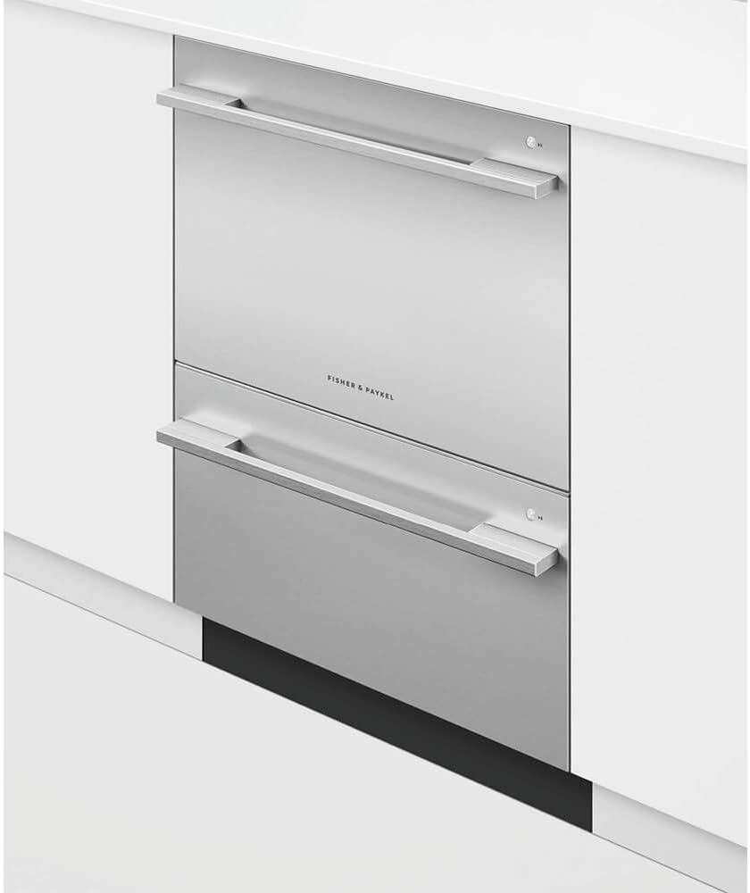 DD24DDFTX9N 24"" Energy Star Double Dishdrawer with 14 Place Settings 15 Wash Programs Fan Assisted Dry and Cutlery Basket in Stainless Steel