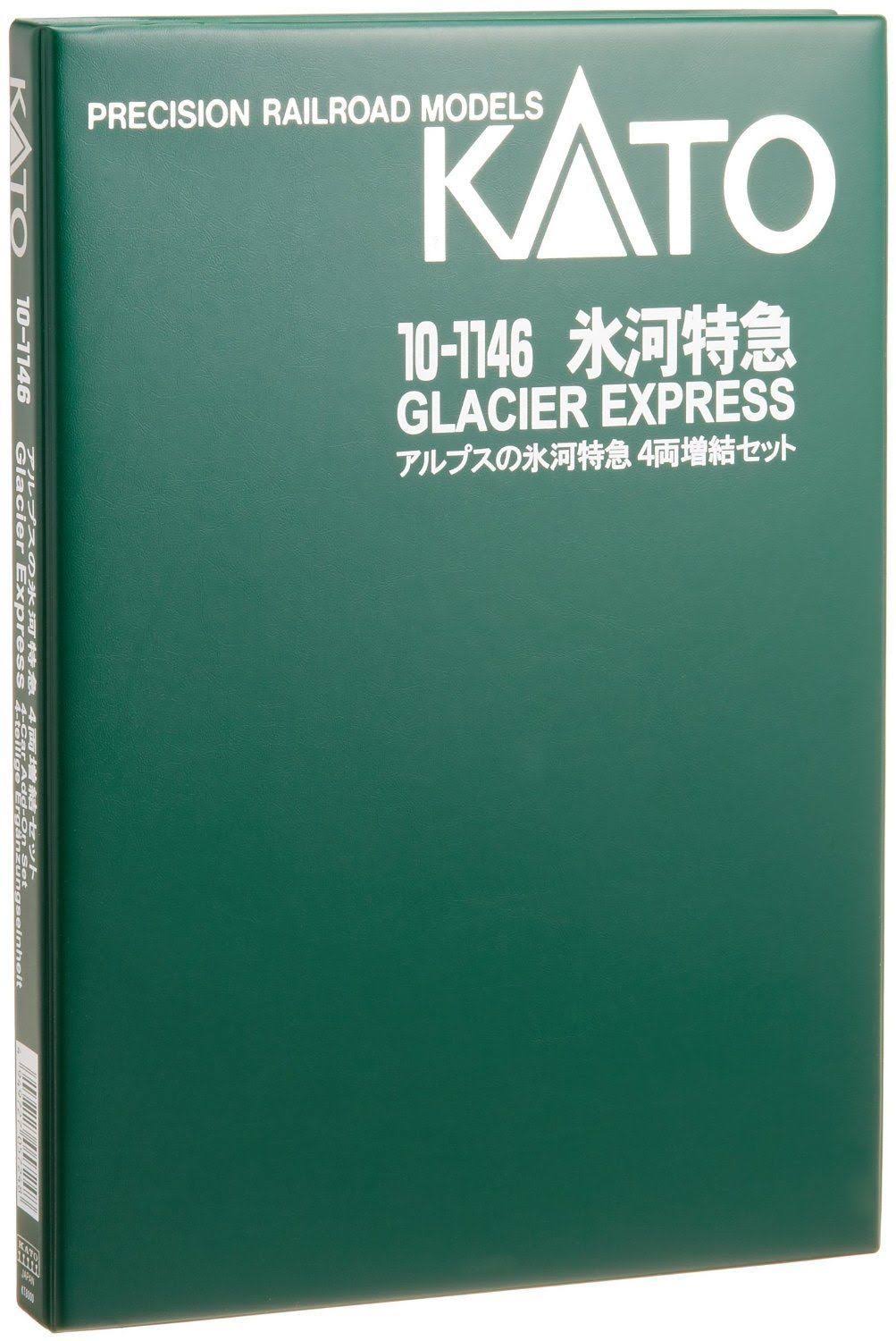 Kato N Gauge Alps Glacier Express hematopoiesis 4-Car Set 10-1146 Passenger