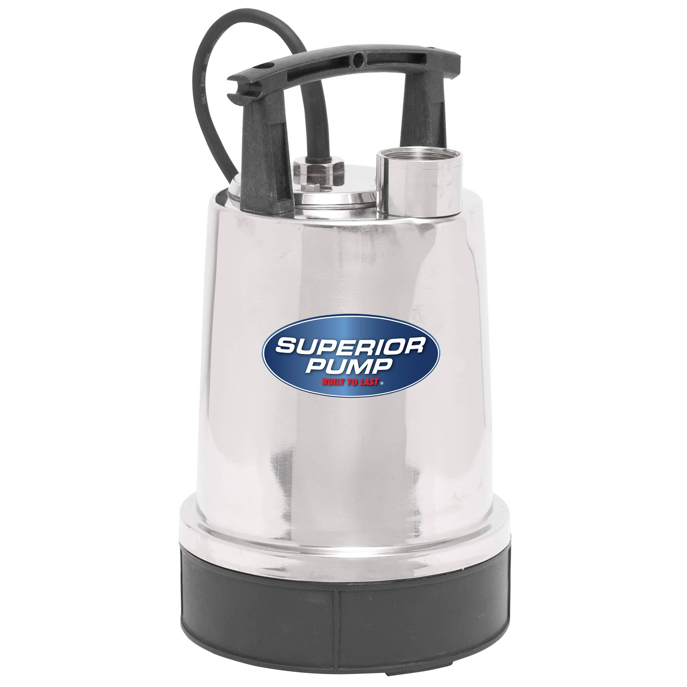 Superior Pump 91392 Stainless 1/3 HP Steel Utility Pump