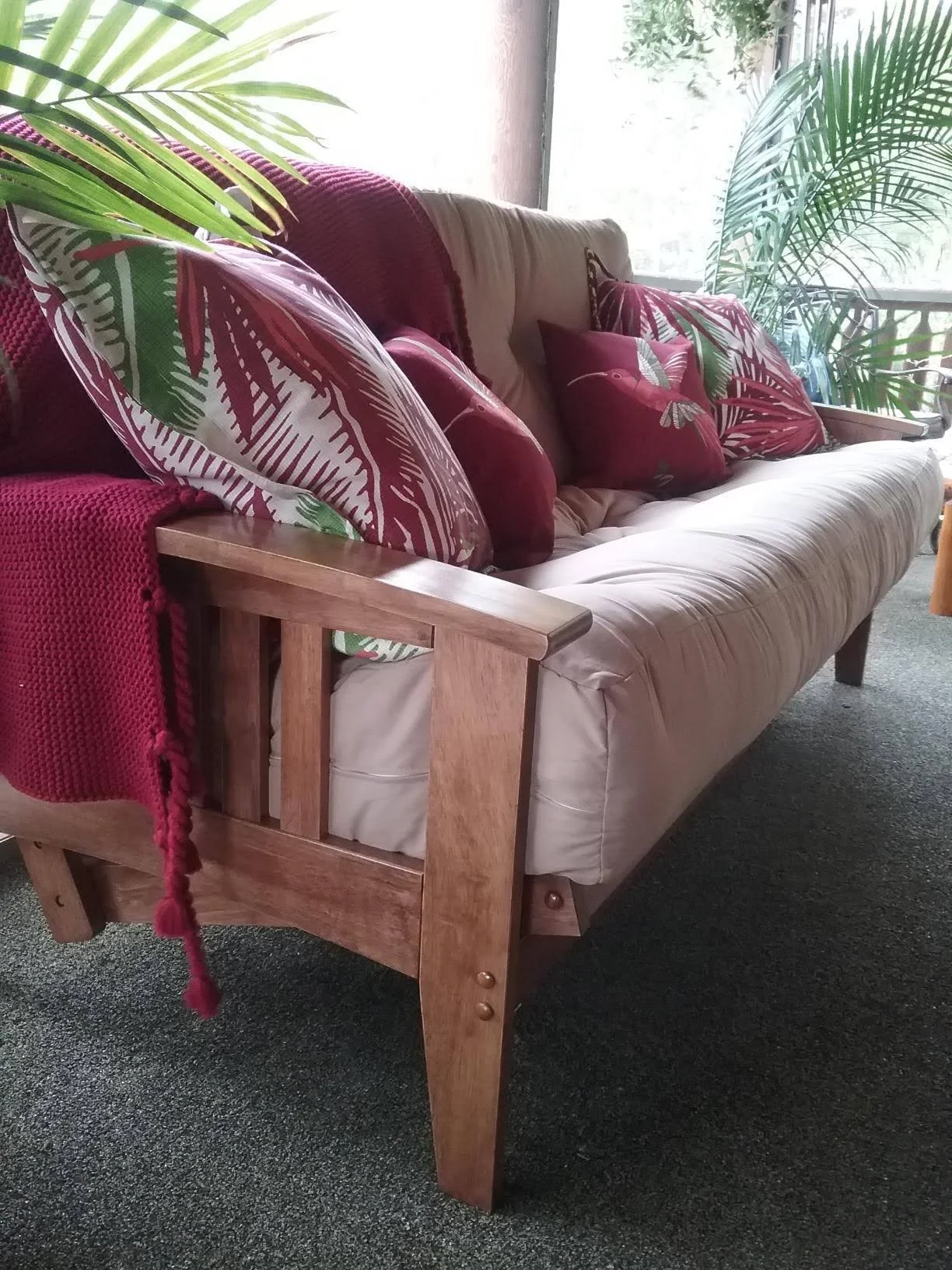 Nirvana Futons Westfield Wood Futon Frame - Full Size
