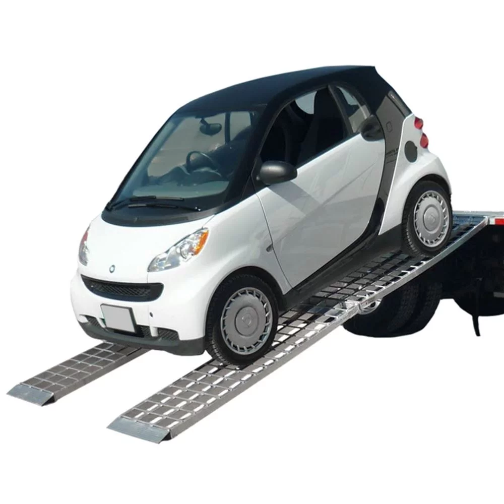 Big Boy MF2-14438-SC Aluminum 12' Folding Ramps for Smart Car - Curated Treasures Market