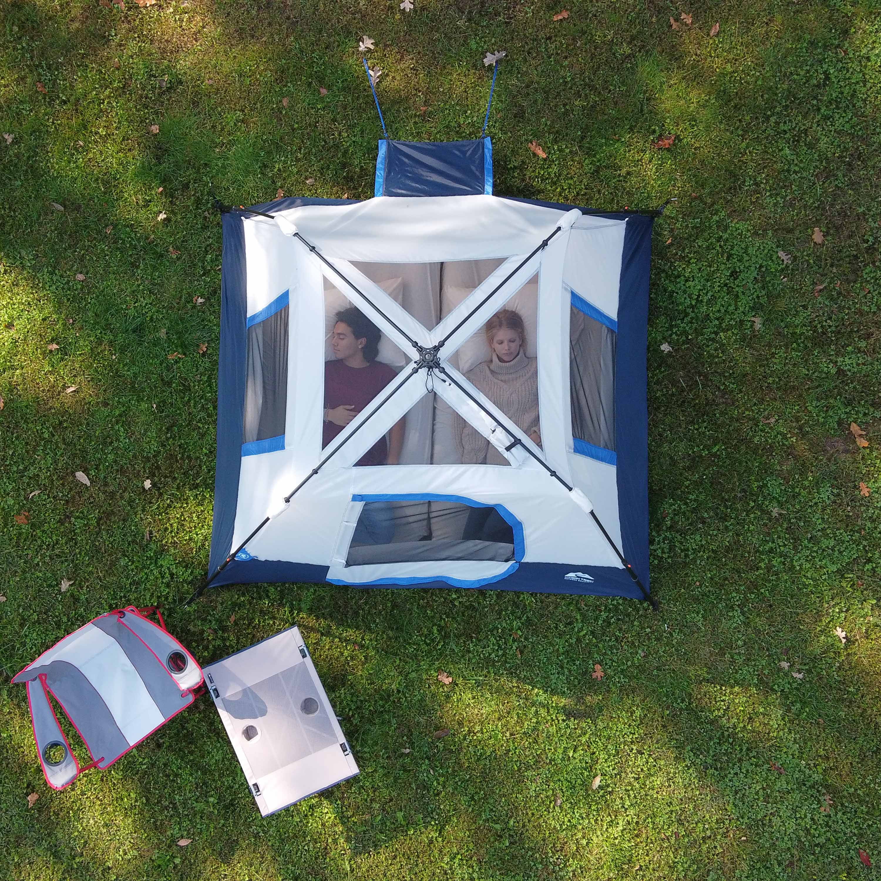 Ozark Trail 4-Person Instant Cabin Tent with LED Lighted Hub