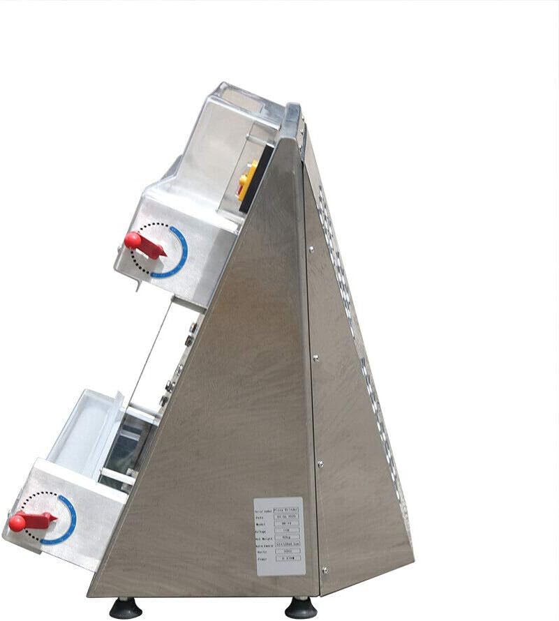 Dough Roller Sheeter, 15" Electric Pizza Dough Roller Sheeter Pastry Press Machine 3-15 inchs Pizza Making Machine for Pizza Bread and Pasta (370W)