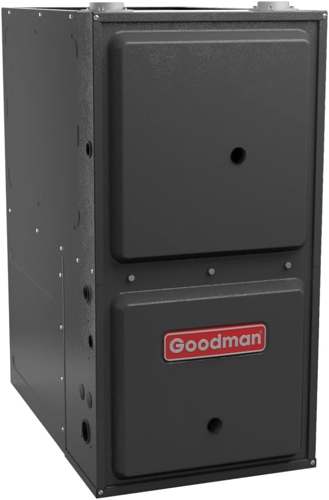 Goodman - 3 Ton Air Conditioner GSXH503610 with 15.2 SEER2 Rating, Gas Furnace Air Conditioner Unit GM9C961005CN with 96% AFUE and A Coil HVAC CAPTA3626C4 with TXV and 36,000 BTU Cooling Coil