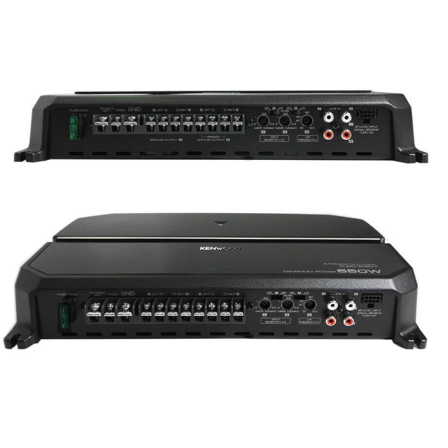 Kenwood KAC 6407 Class AB 4-Channel Car Amplifier - 550W