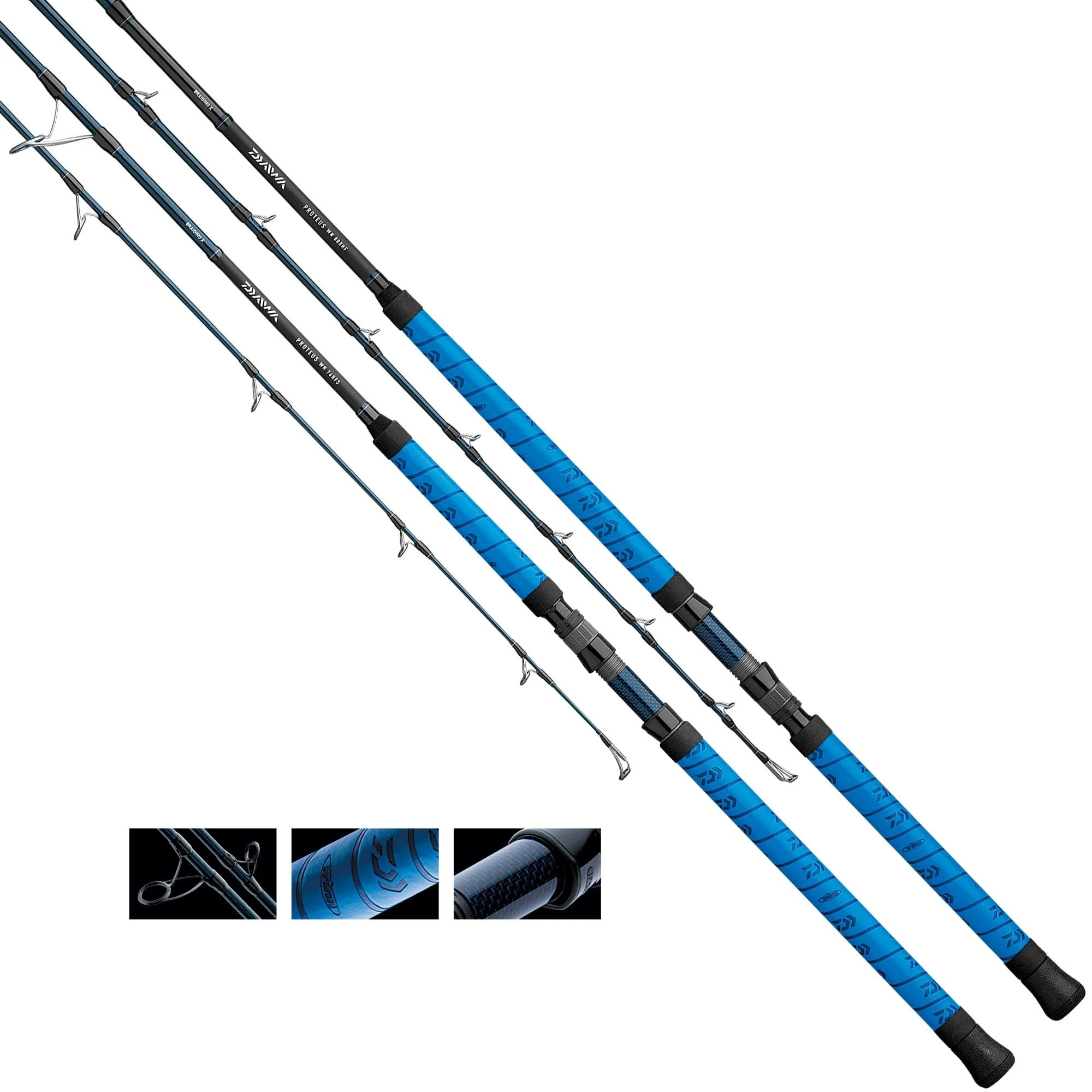 Daiwa Proteus Winn Grip Casting Rods PRTWN80XHF