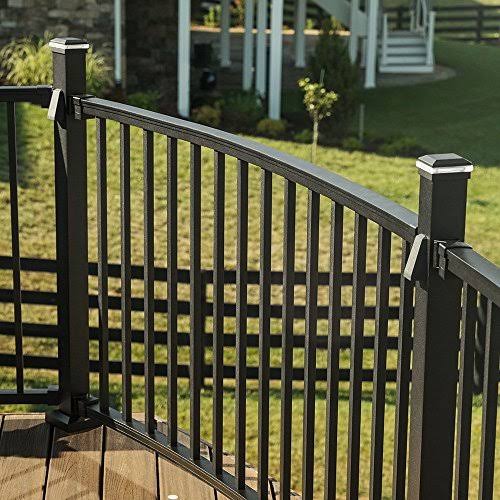 Trex LED Aluminum Post Cap Light-Charcoal Black, BKALCAPLED25