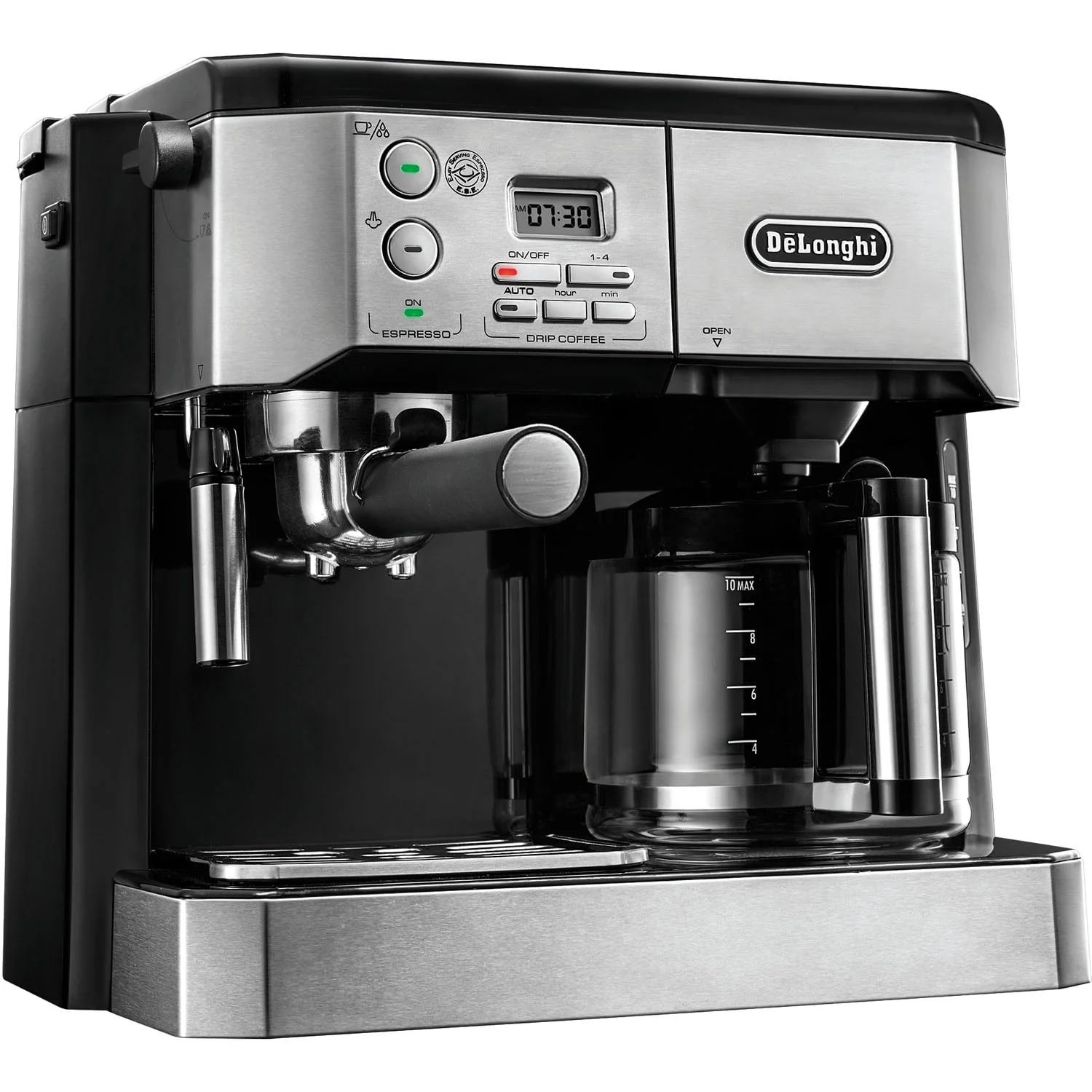 De'Longhi Combi Coffee Machine, Black,Silver,Multi-color