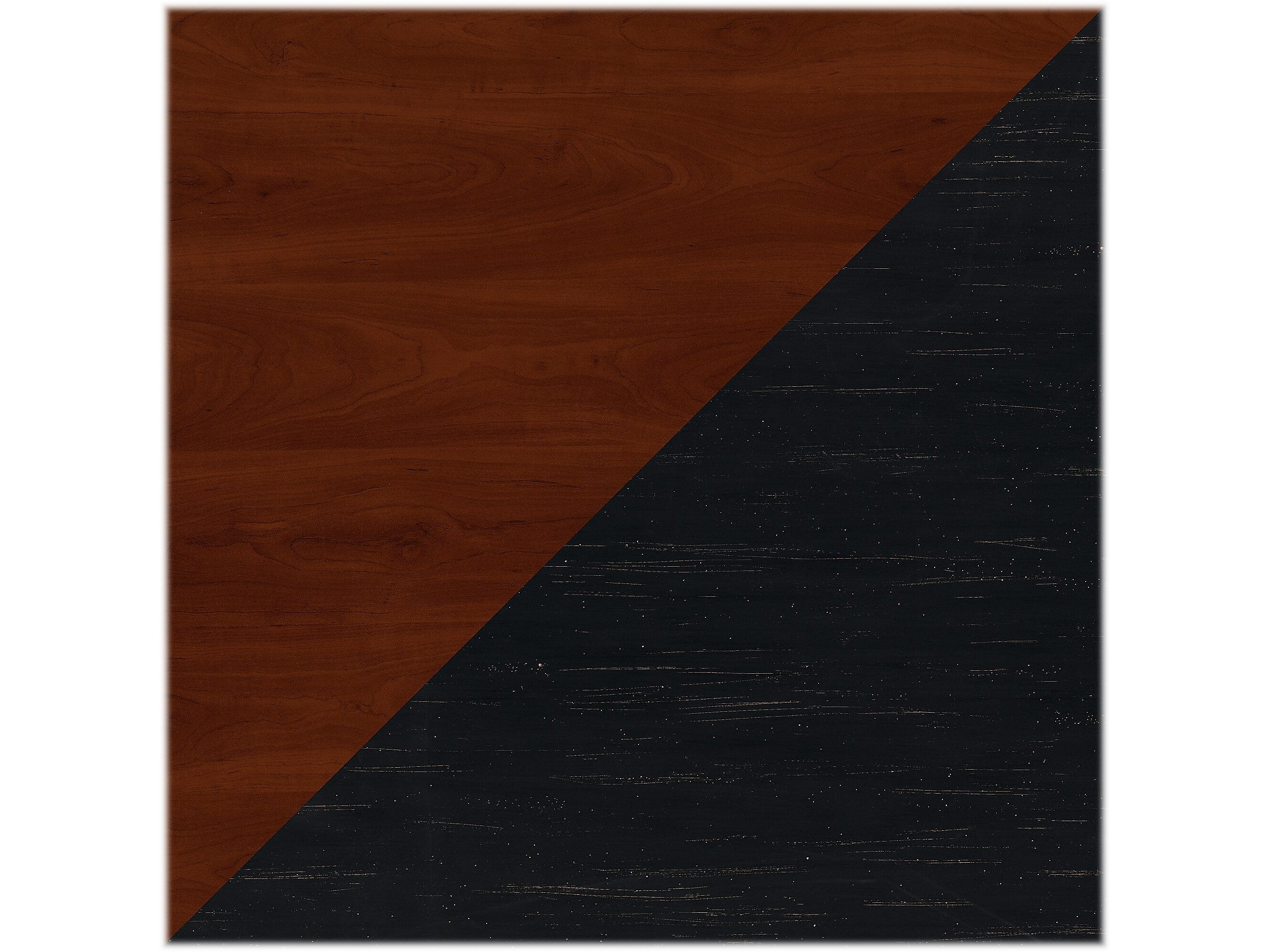Fairview L Shaped Desk with Hutch and Storage Set in Black - Engineered Wood
