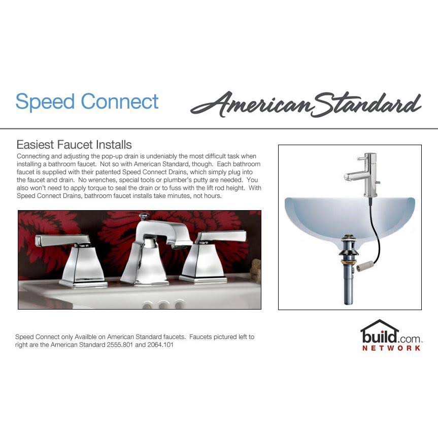 American Standard 3875501.002 Colony Soft 2-Handle Widespread Bathroom Faucet, Chrome