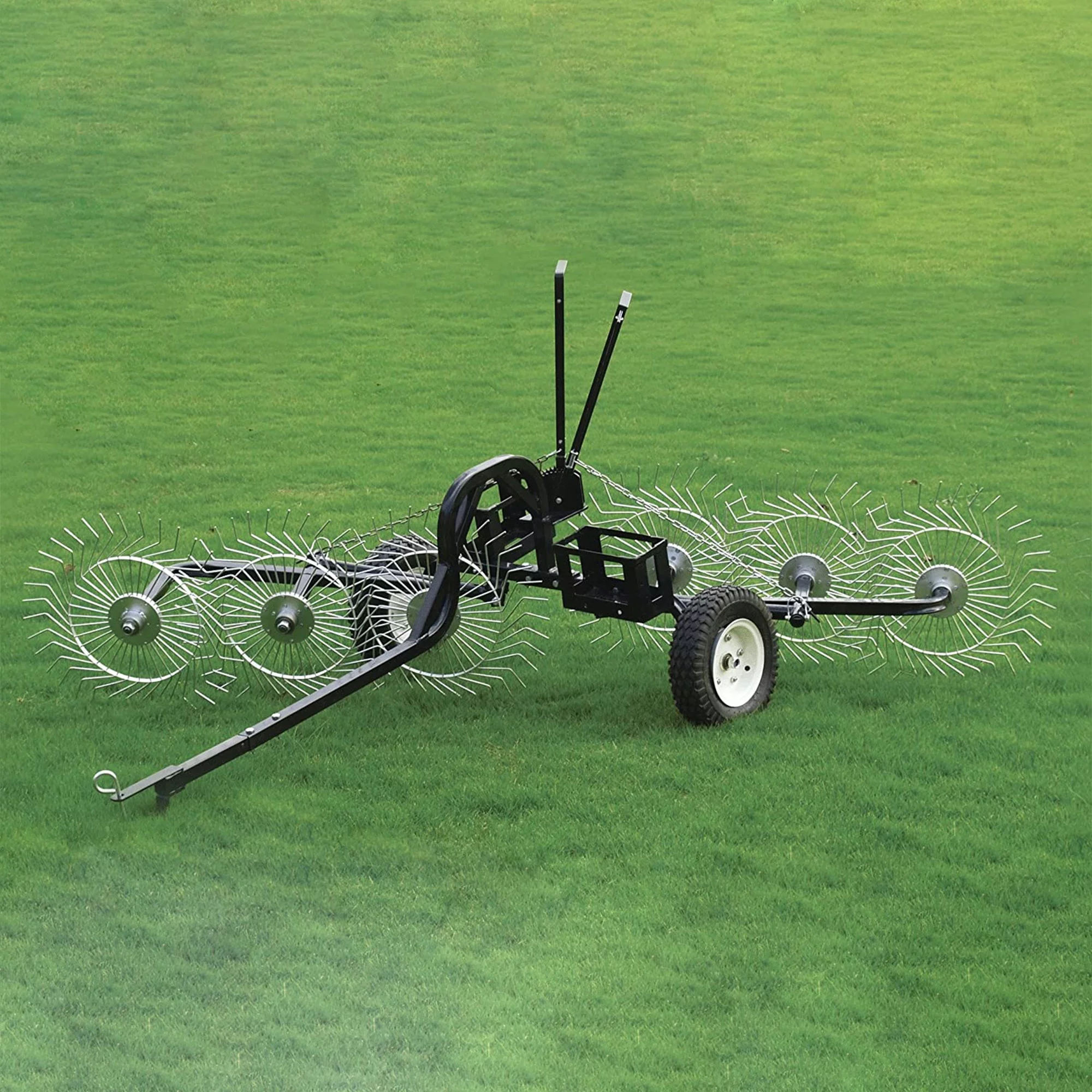 Yard Tuff ACR-600T 55 In Steel Tow Behind Acreage Rake w/ Pin Style Hitch