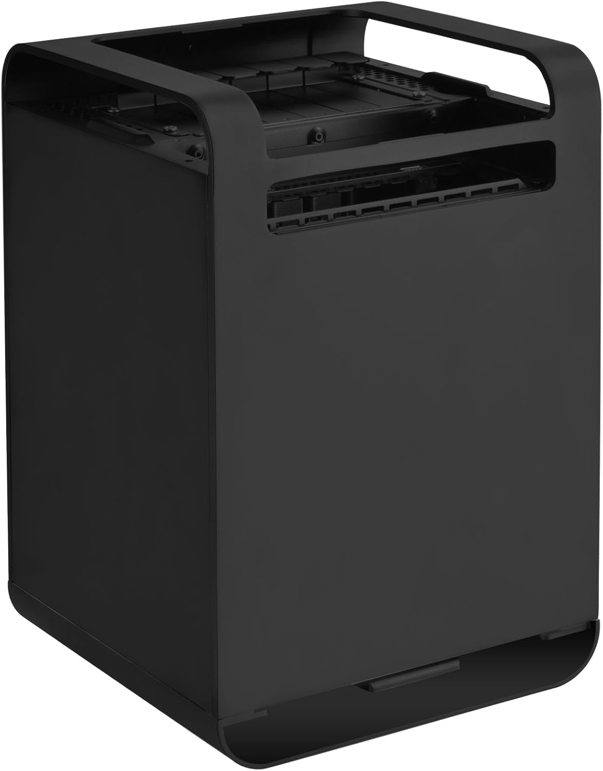 SilverStone Technology Silverstone CS01-HS Premium Mini-ITX NAS case with All Aluminum Exterior and six 2.5 hot-swap Bays in Black, SST-CS01B-HS
