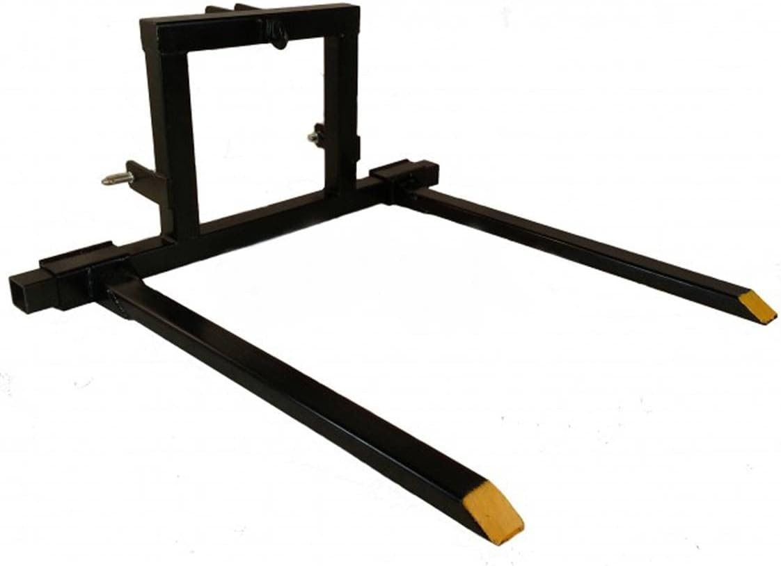 Titan Attachments 3 Point Pallet Fork Attachment Cat 1 Quick Hitch Logs Fields