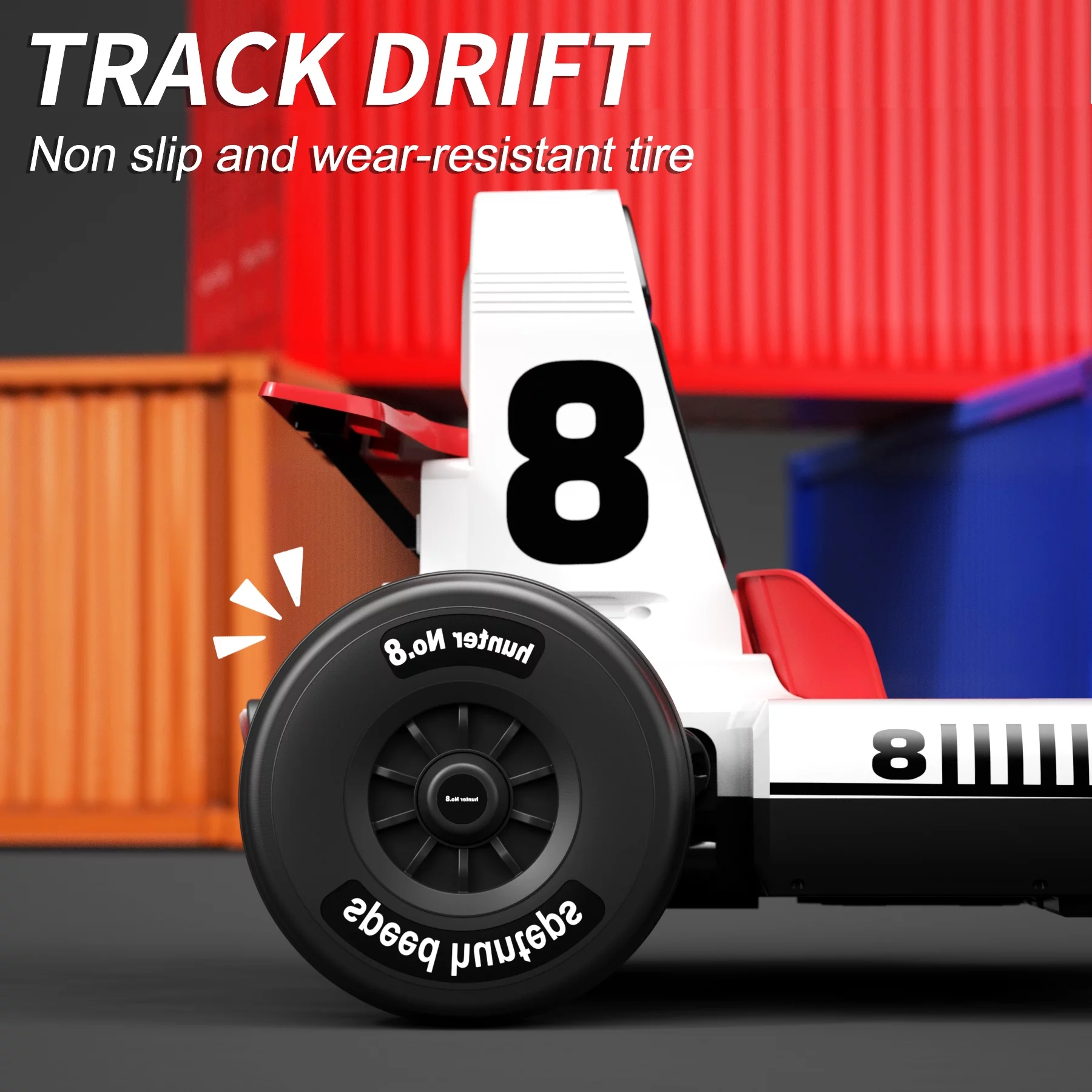 XJD Electric Go Kart 12V 7Ah Battery Powered Pedal Go Karts for 3+ Kids Adults Ride on Car Electric Vehicle Car Racing Drift Car Gift for Boys Girls with Bluetooth/FM and Remote Control, White