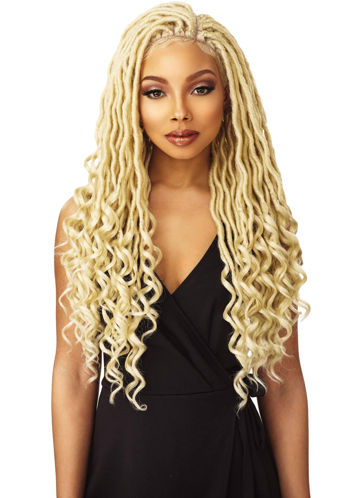 Goddess Locs | Cloud9 Synthetic 4x4 Swiss Lace Frontal Wig - 1 - Megean