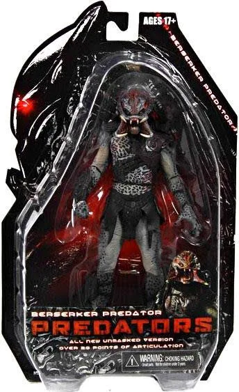 NECA Predators Series 2 Berserker Predator Action Figure [Unmasked]