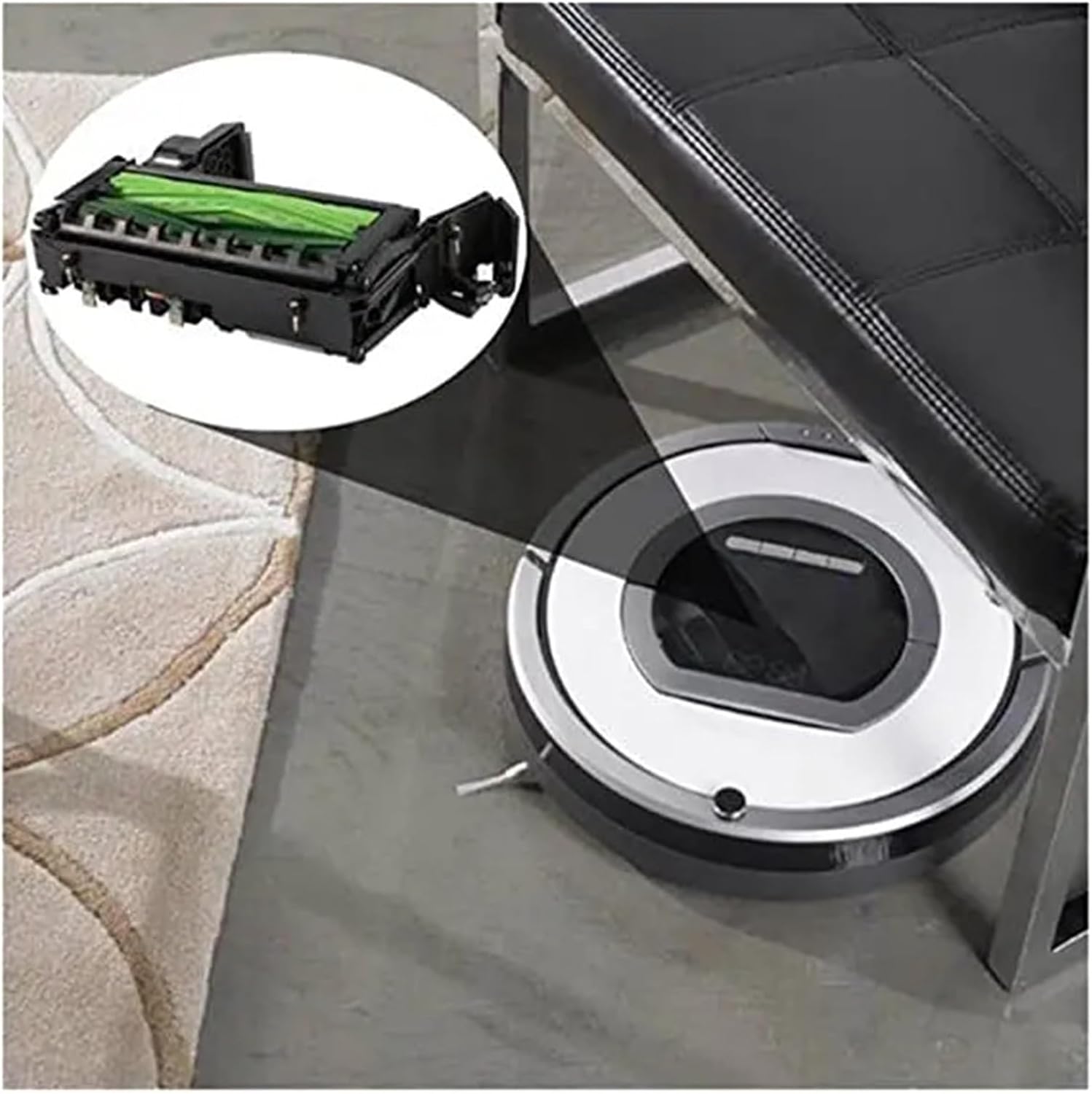 Cleaning Head Module Replacement Compatible Compatible for IRobot Compatible for Roomba I1 I3 I4 I6 E5 E6 I7 J7 Brush Assembly Parts Replacement