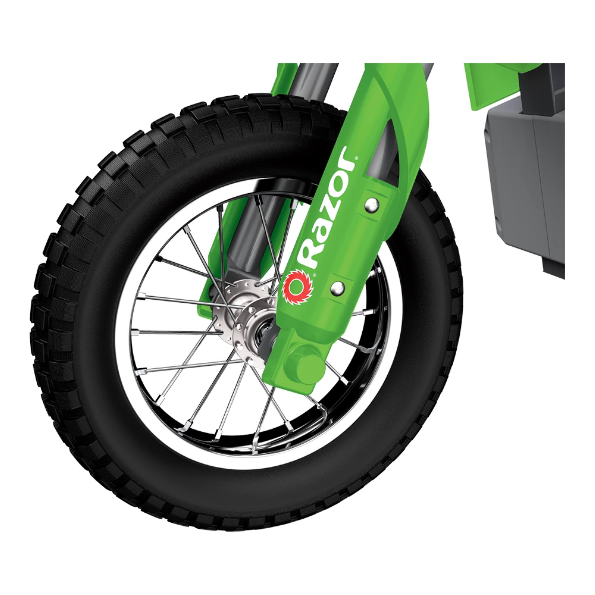 Razor MX400 Dirt Rocket 24V Electric Toy Motocross Motorcycle Dirt Bike Green
