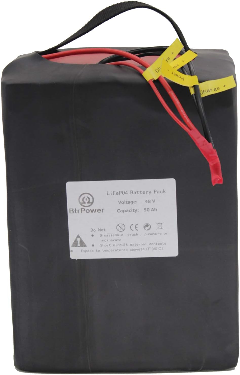 Ebike Battery 48V 10AH 18AH 20AH 30AH 50AH Lithium Ion / LiFePO4 Battery Pack with 5A Charger,50A BMS for 300W-3000W Motor