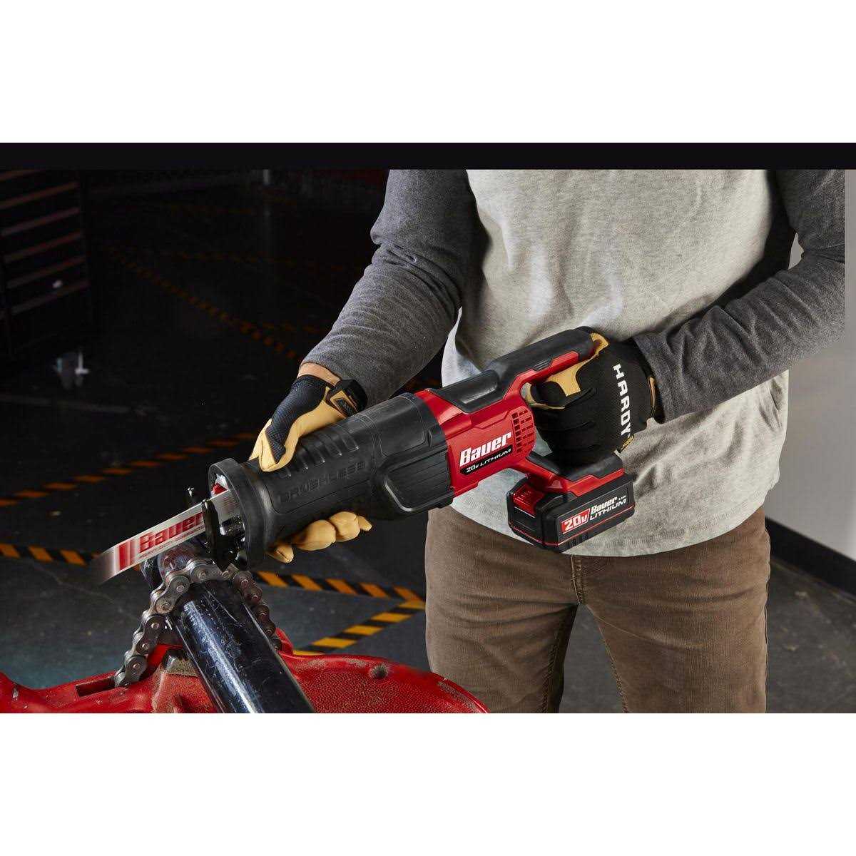 Bauer 20V Brushless Cordless Reciprocating Saw - Shop Hardware Tools Online Store